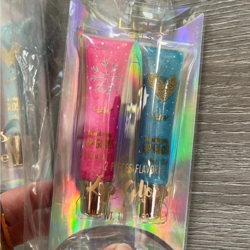 LULU girls lipgloss set (get two sets of two)
